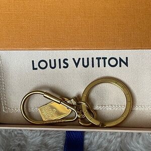 Louis Vuitton key holder and charm